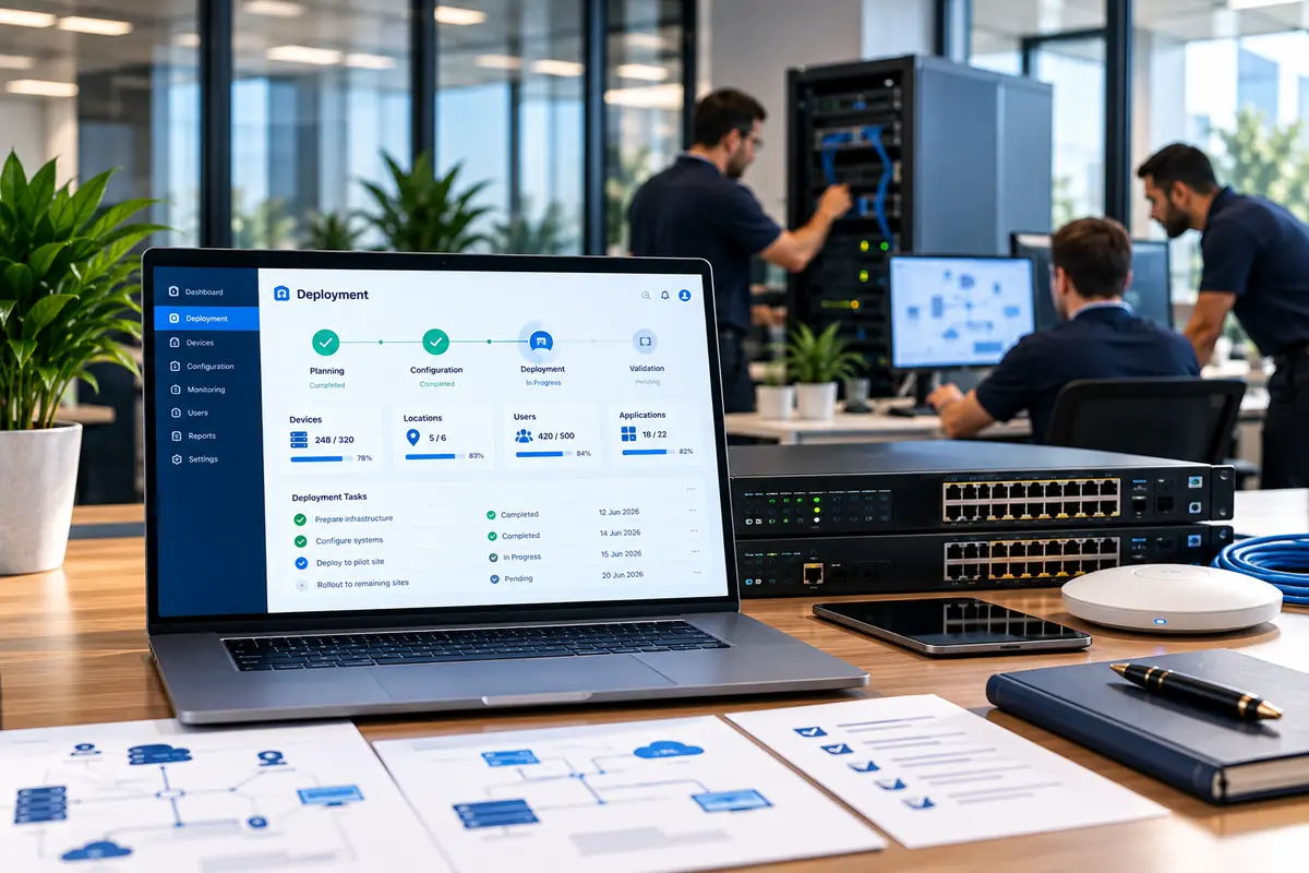 Software deployment on workstations