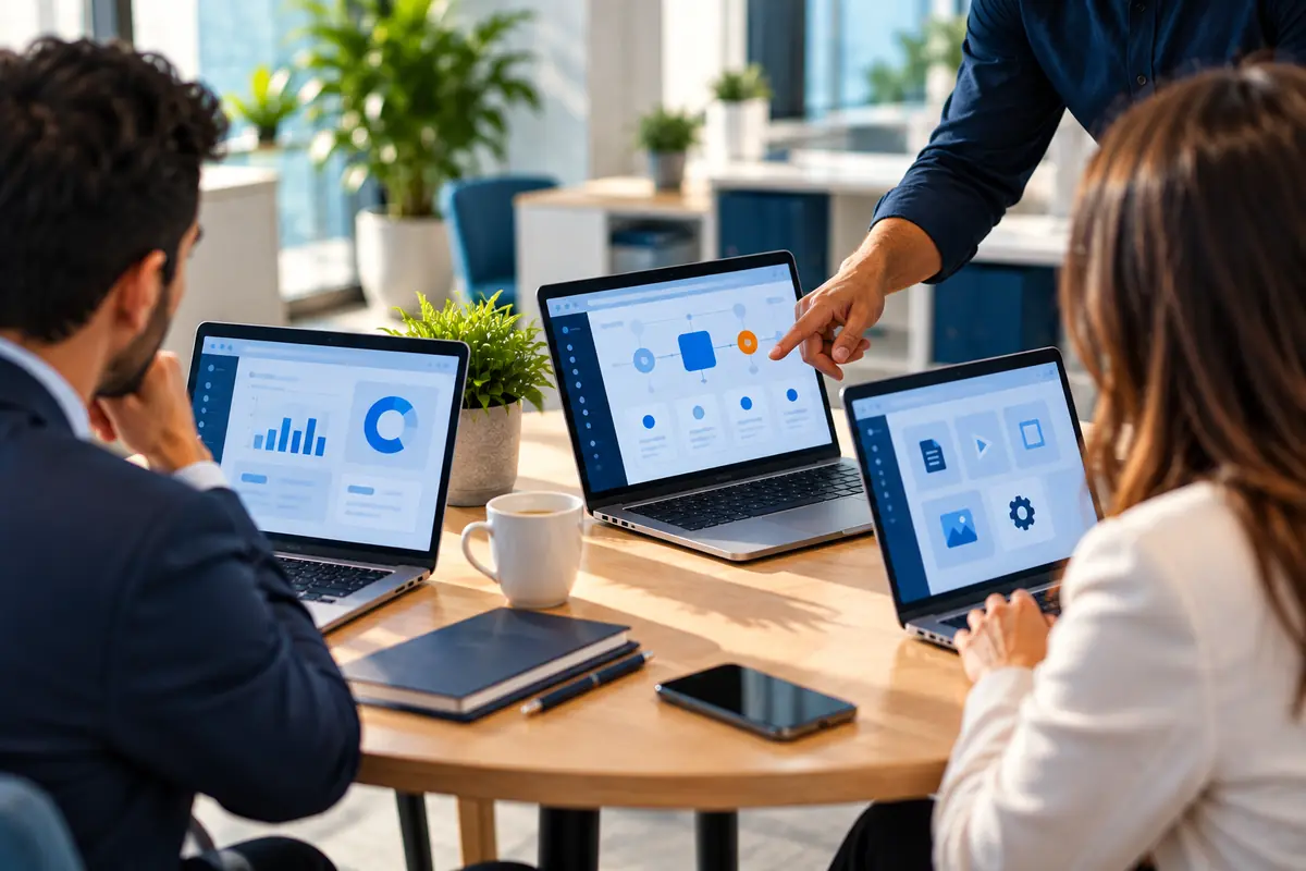 Small-group hands-on software training